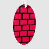 RED BRICK WALL ORNAMENT (voorkant)