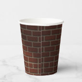 RED BRICK WALL PAPIEREN BEKERS (Rechts)