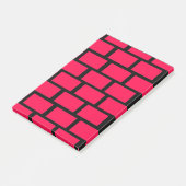 RED BRICK WALL POST-IT® NOTES (Schuin)