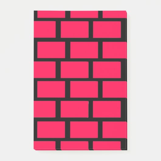RED BRICK WALL POST-IT® NOTES (Voorkant)