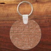 Red Brick Wall Rustic Sleutelhanger (Voorkant)