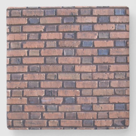 Red Brick Wall textuur, Square onderzetter