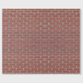 Red Brick Walling Cadeaupapier (Vlak)