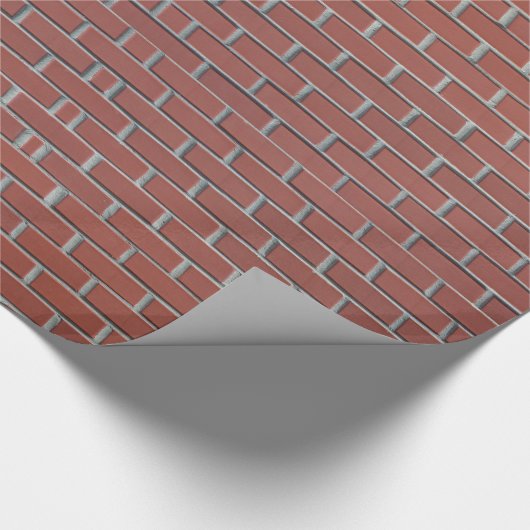 Red Brick Walling Cadeaupapier (Hoek)