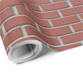 Red Brick Walling Cadeaupapier (Rol Hoek)