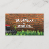 Red Bricks van de Lawn Care & Landscaping Service Visitekaartje (Voorkant)