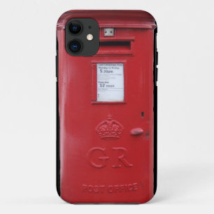Red British Post box iPhone 11 Hoesje