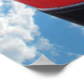 Red British Post box Poster (Hoek)