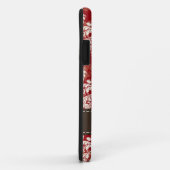 Red Brown Damask Case-Mate iPhone Case (Achterkant/rechts)
