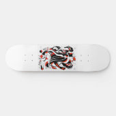 Red Buddha skateboard deck (Horizontaal)