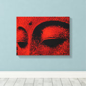 Red Buddha Wrapped Canvas (Insitu (Houten vloer))