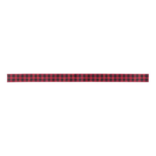 Red Buffalo Check Pattern Lint (Voorkant)