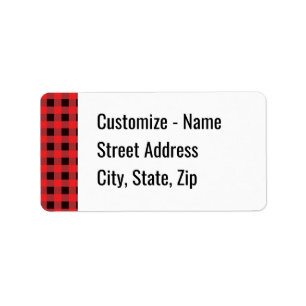 Red Buffalo Controleer mailing Etiket