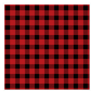Red Buffalo Country Lumberjack Pset Perfect Poster