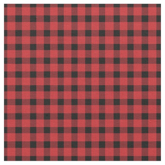 Red Buffalo Country Lumberjack Pset Stof (Close Up)