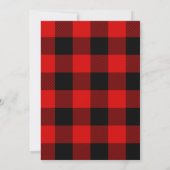 Red Buffalo geplakt  Craft sparen de datum Save The Date (Achterkant)