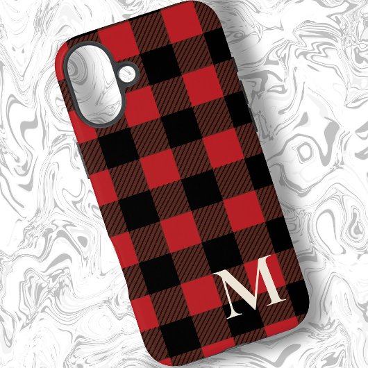 Red Buffalo Plaid Check Case-Mate iPhone Case