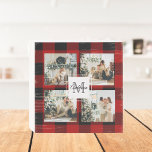 Red Buffalo Plaid & Collage Photo Avec Initiale<br><div class="desc">Découvrez le charme intemporel de Red Buffalo Plaid et créez un chef-d'oeuvre personnalisé avec notre Collage Photo With Initial produit personnalisé, disponible exclusivement sur Zazzle! Que vous soyez à la recherche d'un cadeau unique ou d'un ajout étonnant à votre décor maison, cet article personnalisable est parfait pour ajouter une touche...</div>