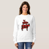 Red Buffalo Plaid Farm Sweatshirt (Devant entier)