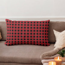 Red Buffalo Plaid Holiday Pillow