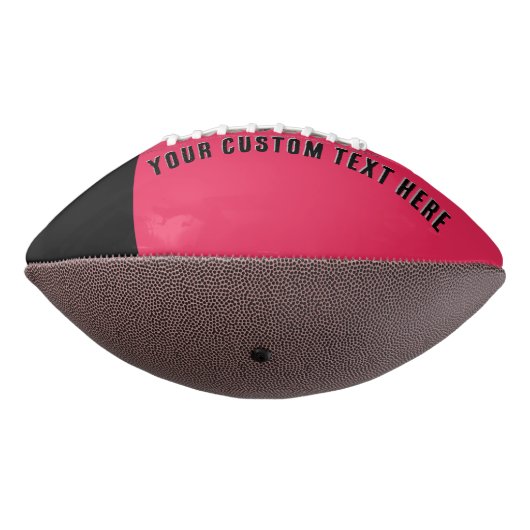 Red Buffalo Plaid Rustic Check Pattern American Football (Gedraaid 270)