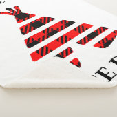 Red Buffalo Plaid Tee Pee Sherpa Blanket (3/4)