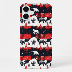Red Buffalo Plaids Polar Beer iPhone 16 Plus Hoesje