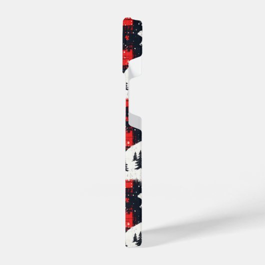 Red Buffalo Plaids Polar Beer iPhone Hoesje (Linkerkant)