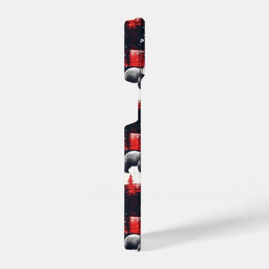 Red Buffalo Plaids Polar Beer iPhone Hoesje (Rechterkant)