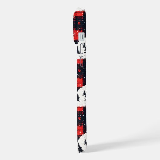 Red Buffalo Plaids Polar Beer iPhone Hoesje (Linkerkant)