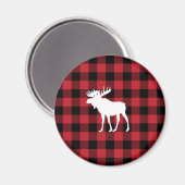 Red Buffalo Play Moose Magneet (Voorkant / Achterkant)
