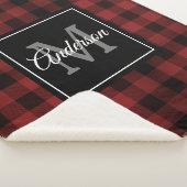 Red Buffalo Play | Persoonlijk Initiaal | Cadeau Sherpa Deken (3/4)