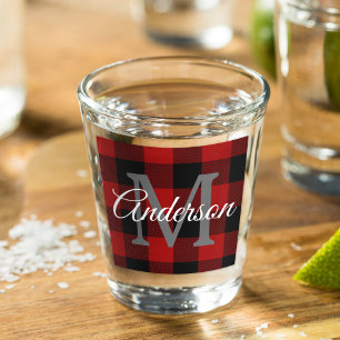 Red Buffalo Play Persoonlijk Initiaal Cadeau Shot Glas