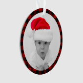 Red Buffalo Pset - Baby's Foto - Grootouders Ornament (voorkant)