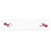 Red Buffalo Pset Deer Head Short Table Runner Korte Tafelloper (Horizontaal)