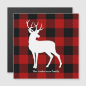 Red Buffalo Pset & Deer | Persoonlijke naam Cadeau (Voorkant / Achterkant)