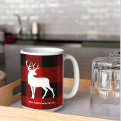 Red Buffalo Pset & Deer | Persoonlijke naam Cadeau Koffiemok