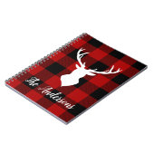 Red Buffalo Pset & Deer | Persoonlijke naam Cadeau Notitieboek (Linkerzijde)