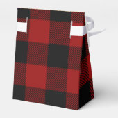 Red Buffalo Pset en Gold Kerstmis Bedankdoosjes (Achterkant)