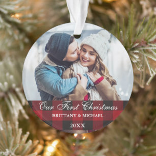 Red Buffalo Pset met onze eerste kerst Ornament