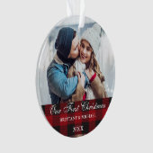 Red Buffalo Pset met onze eerste kerst Ornament (voorkant)