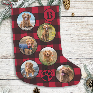 Red Buffalo Pset Persoonlijke foto van Pet Collage Kleine Kerstsok