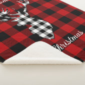 Red Buffalo Pset Stag Sherpa Deken (3/4)