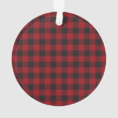 Red Buffalo Pset Weddenschap ons eerste kerstfeest Ornament (achterkant)