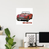 Red Bugeye Poster (Thuiskantoor)