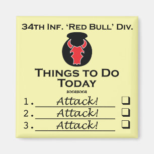 Red Bull-dingen-to-Do-vierkante magneet