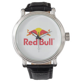 Red Bull logo Button Horloge