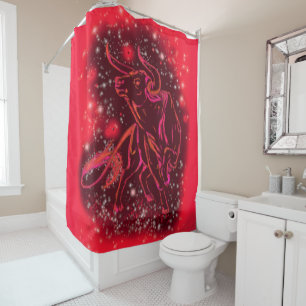 Red Bull Shower Curtain Douchegordijn