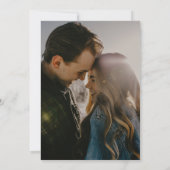 Red Burgundy Wedding Save The Date (Achterkant)