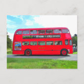 RED BUS BRIEFKAART (Voorkant)